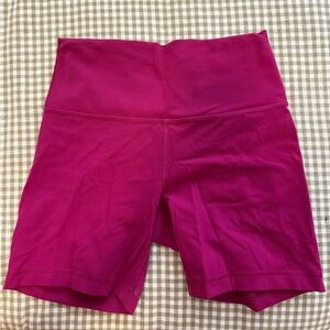Lululemon Wunder Train 6” Biker Short Size 8